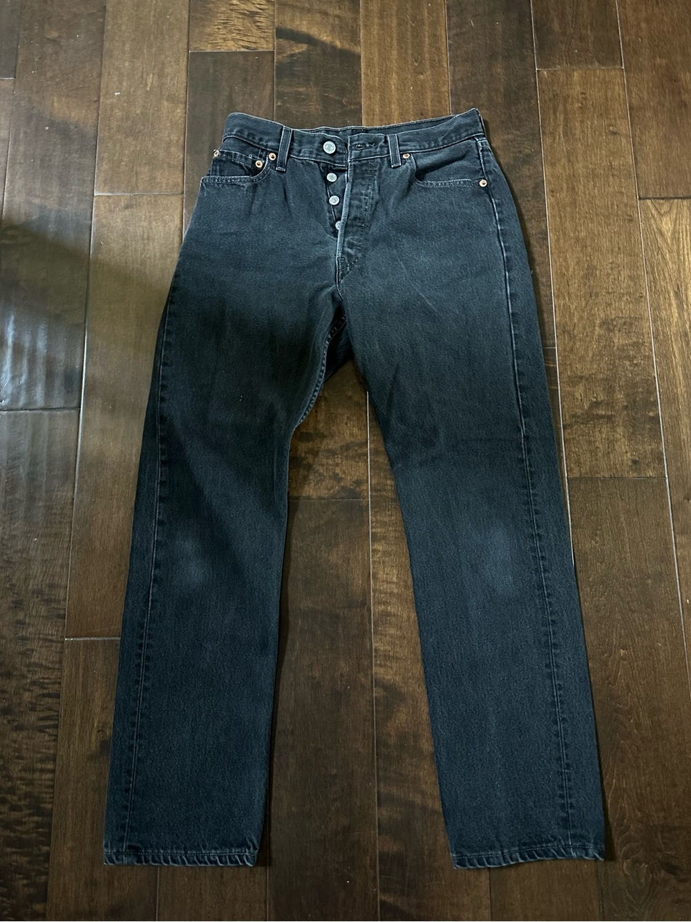 Vintage Levi’s 501 Jeans Black Button Fly Straight